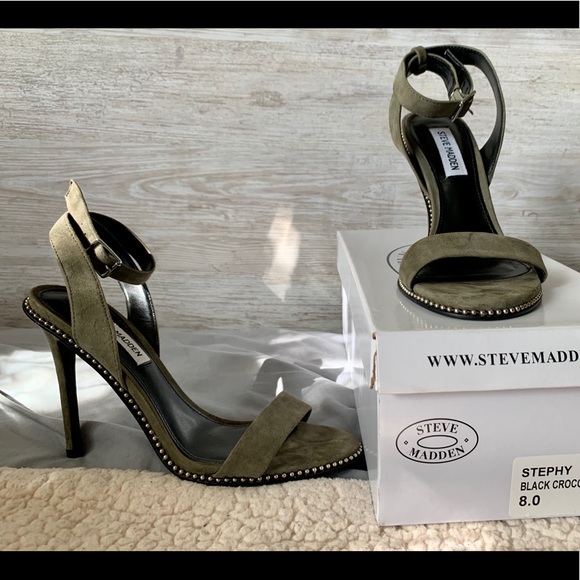 Steve Madden Shoes - Steve Madden Sylvie Heels | Olive green